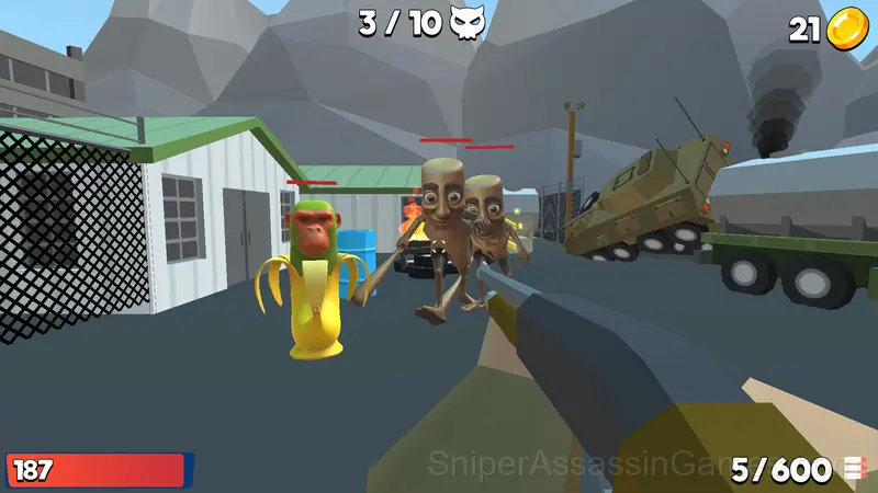 Italian Brainrot Animals Attack 3D gameplay screenshot 1