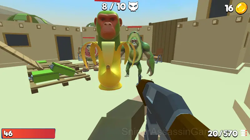 Italian Brainrot Animals Attack 3D gameplay screenshot 3