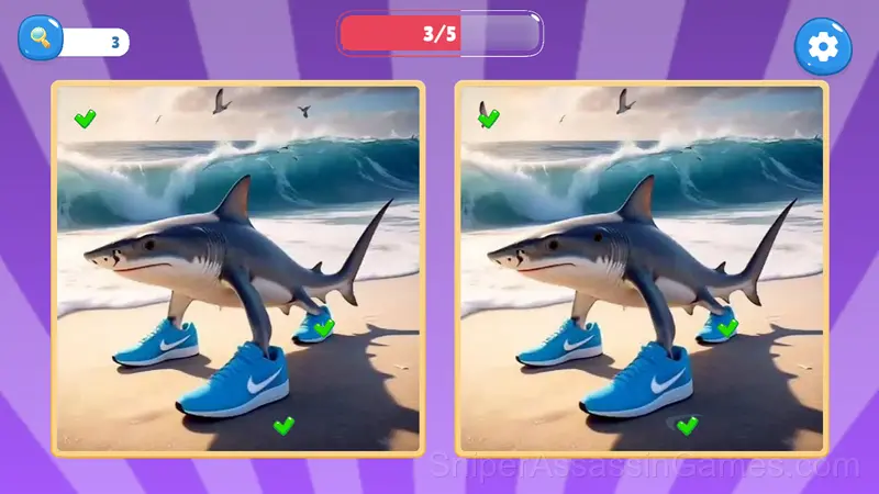 Find Differences: Italian Animals gameplay screenshot 2