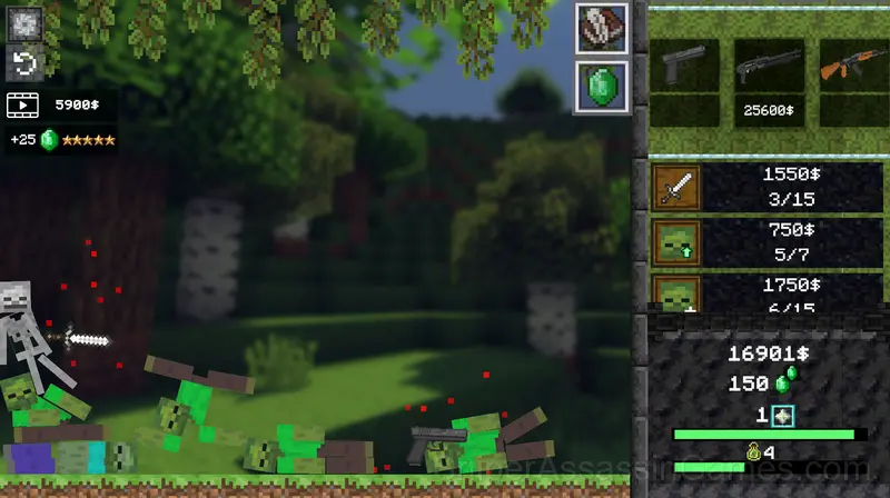 Destroy Monsters - Mine MOD! gameplay screenshot 1