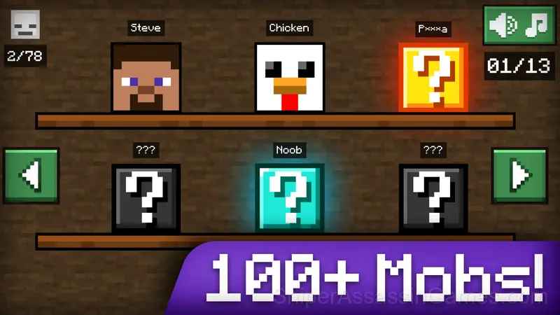 Draw Mine Mobs! gameplay screenshot 1