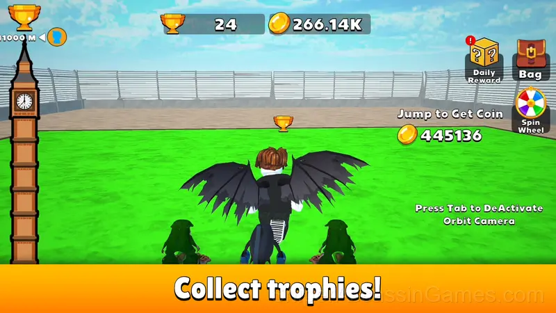 Obby Tower Jumping: Wings and Pets gameplay screenshot 3
