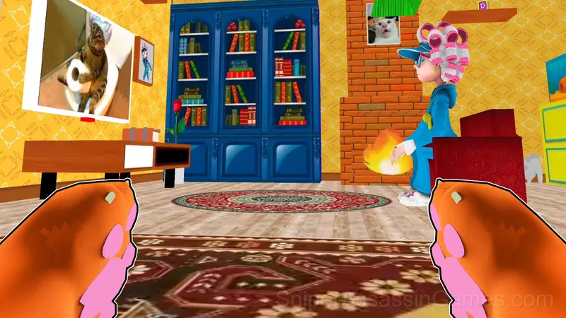 Cat vs Granny. Cat Simulator gameplay screenshot 6