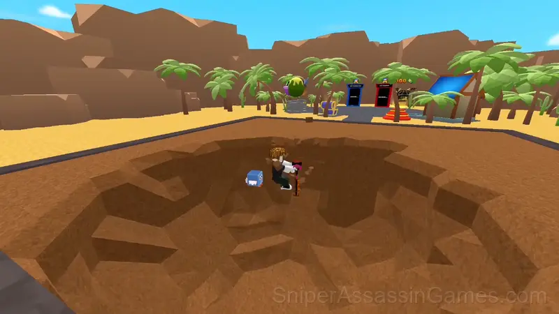 Obby: Dig to the center of the Earth gameplay screenshot 3