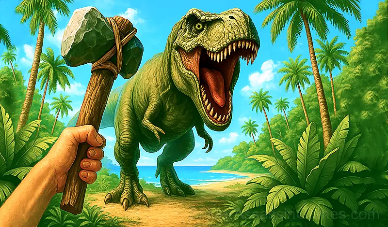 Play Survival: Dinosaur Islands