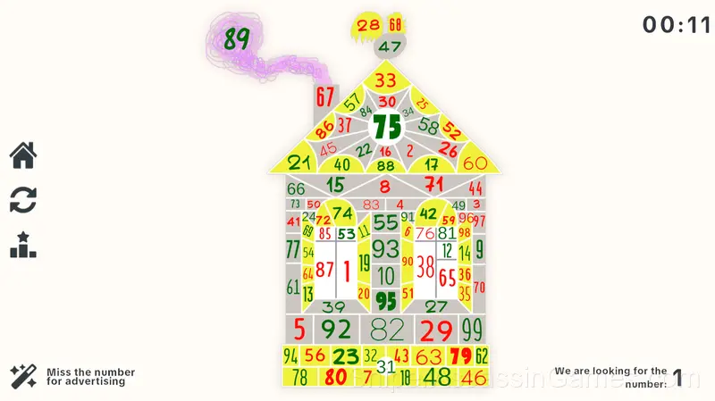 Find the Numbers from 1 to 99! gameplay screenshot 2