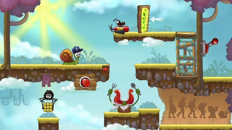Snail Bob 3: Mysterious Island gameplay screenshot 1