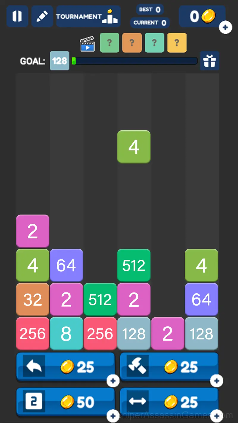 2048: Merge Blocks Up! gameplay screenshot 1