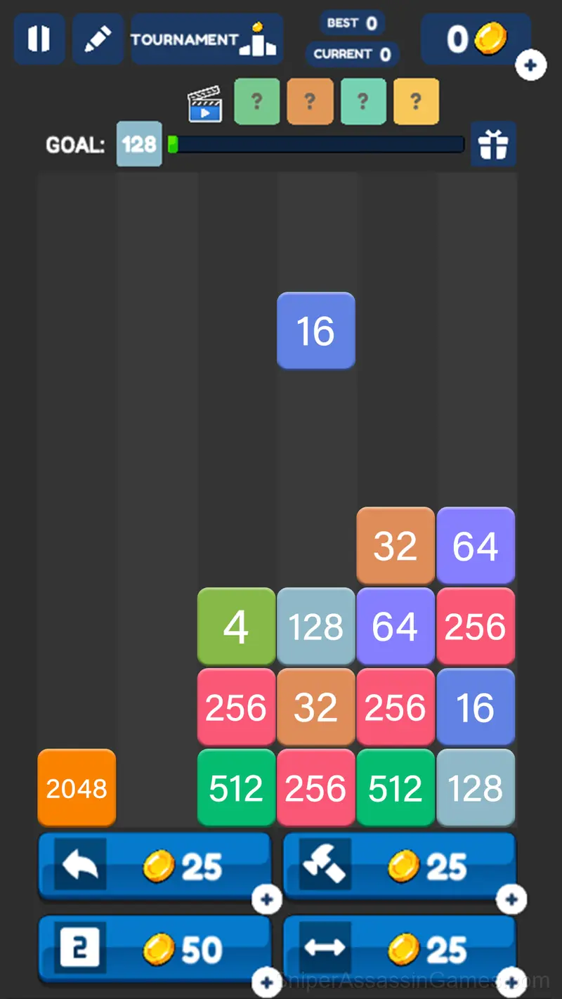 2048: Merge Blocks Up! gameplay screenshot 4