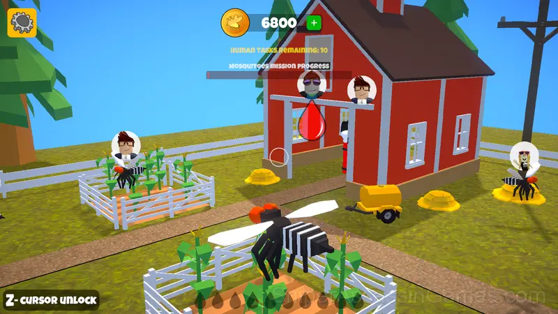 Mosquitoes VS Humans gameplay screenshot 2