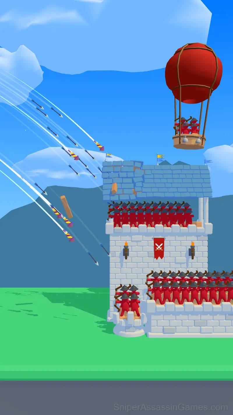 Archers Heroes: Castle War gameplay screenshot 1