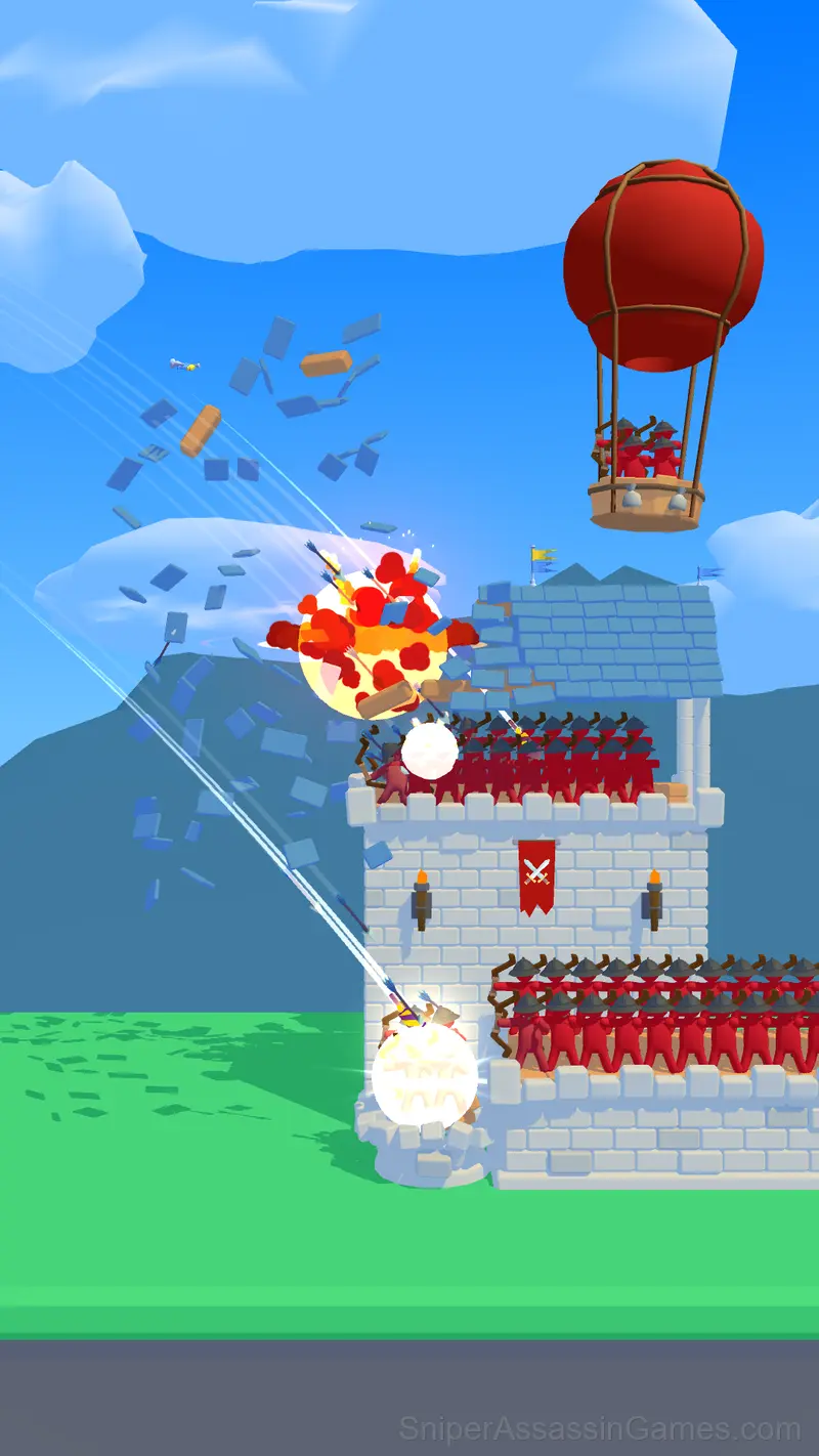 Archers Heroes: Castle War gameplay screenshot 2
