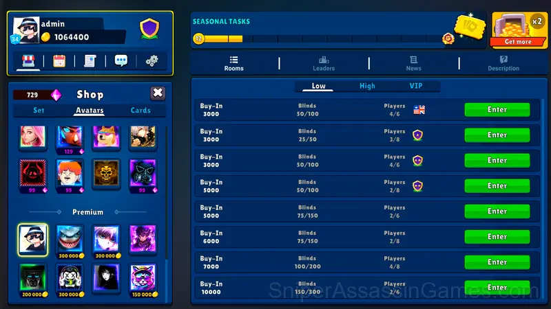 Poker Online gameplay screenshot 1