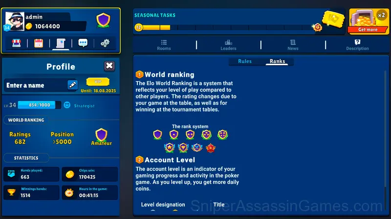 Poker Online gameplay screenshot 2