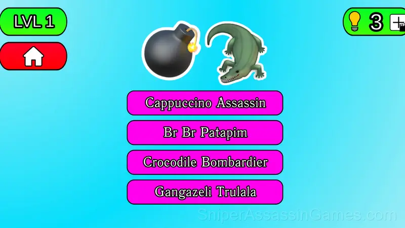 Guess Brainrot By Emojis gameplay screenshot 2