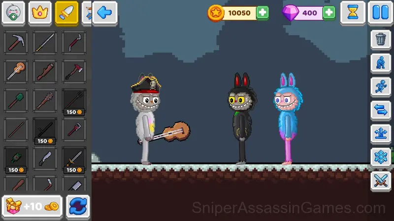 Labubu Playground: Ragdoll Sandbox gameplay screenshot 2