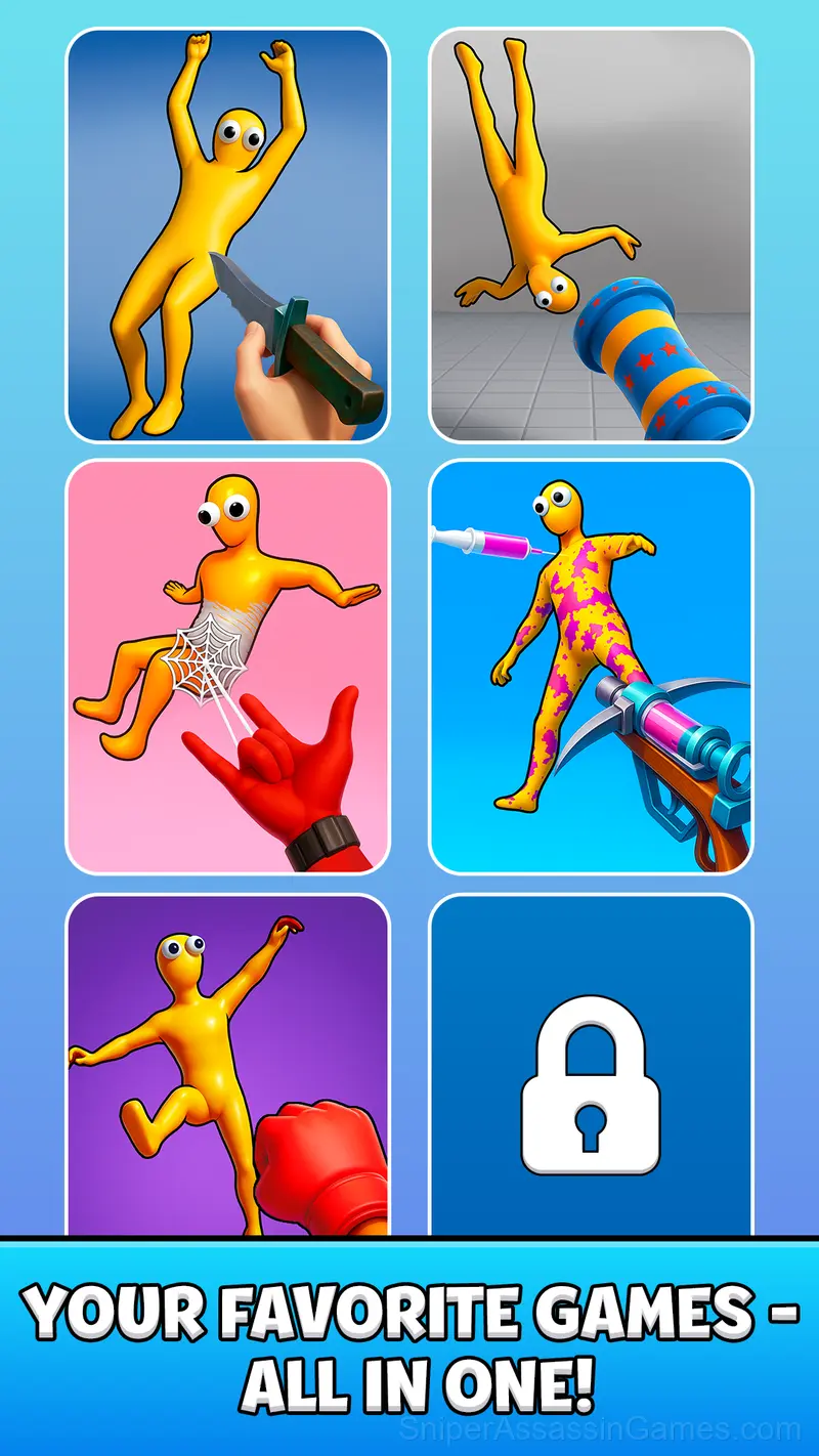 Fun Ragdoll Challenge! Mini Games Collection! gameplay screenshot 1
