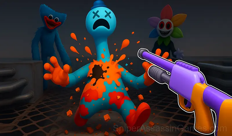 Play Shotgun Playtime! Poppy Monsters Hunt!