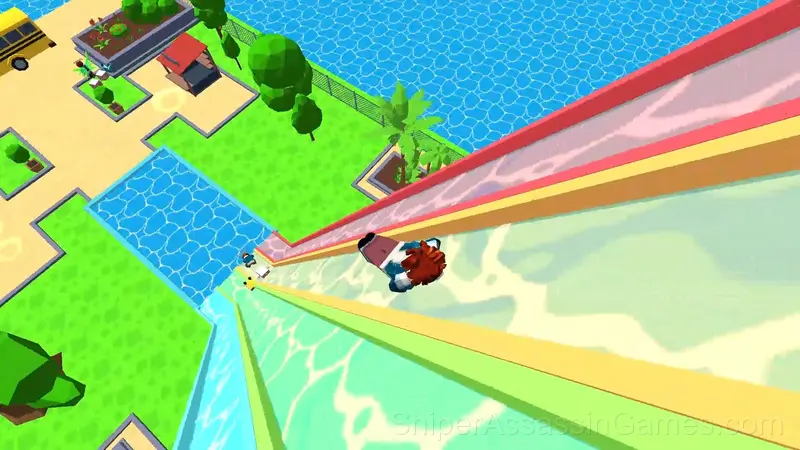 Robby: Slide Down the Water Slide gameplay screenshot 1