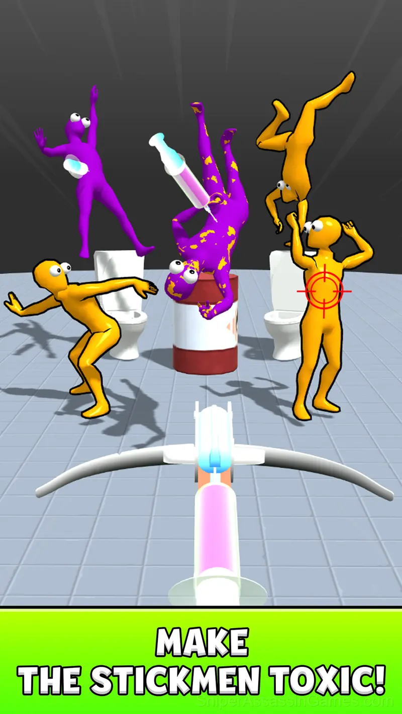 Spray Attack Playground! Infect All Enemies! gameplay screenshot 3