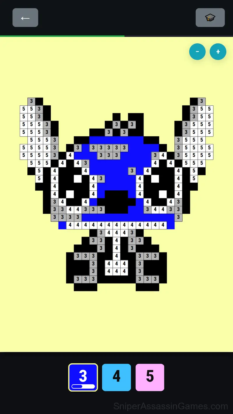 Pixel Assembly: Paint by Numbers gameplay screenshot 2
