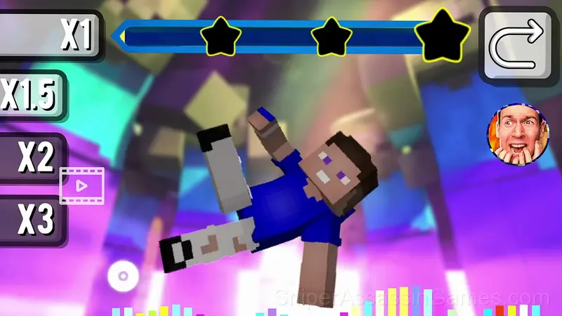 Mine Dancing! Vladus & Lenya! FixEye, Kompot! gameplay screenshot 1