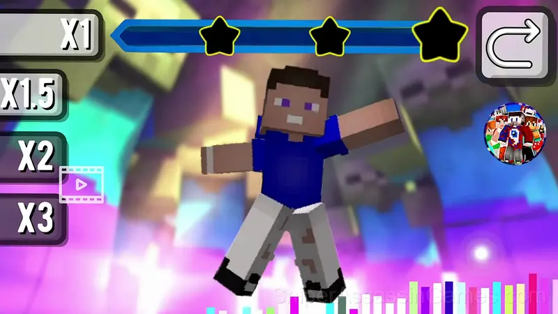 Mine Dancing! Vladus & Lenya! FixEye, Kompot! gameplay screenshot 4