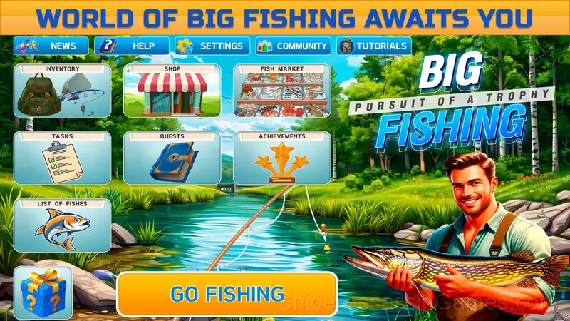 Big fishing: Pursuit of a trophy gameplay screenshot 1