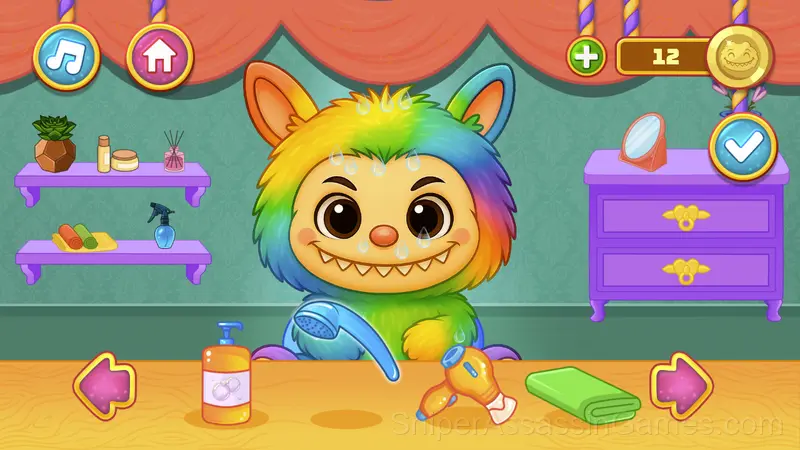 Labubu Hair Salon gameplay screenshot 1