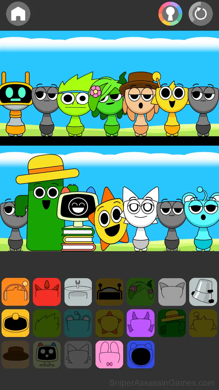 Mixed Sprunki gameplay screenshot 1