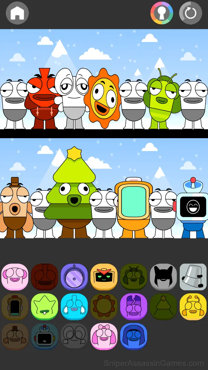 Mixed Sprunki gameplay screenshot 2