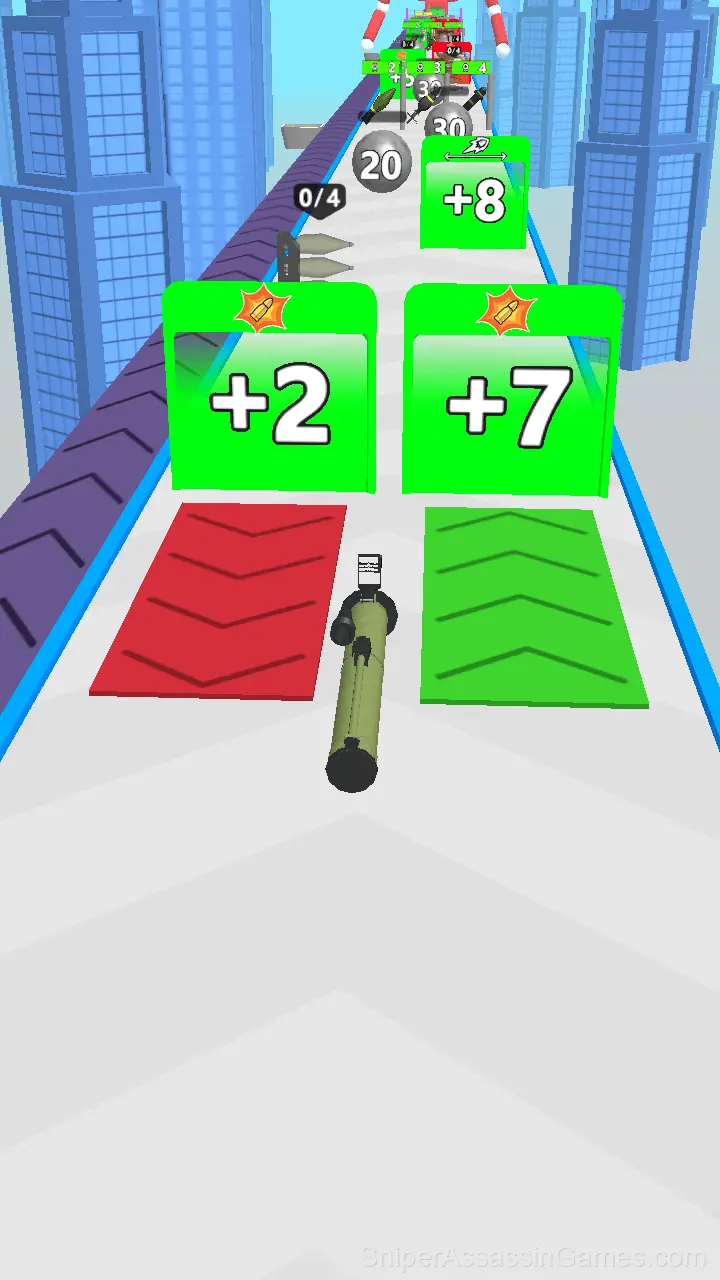 Bullet Stack Merge Run gameplay screenshot 1
