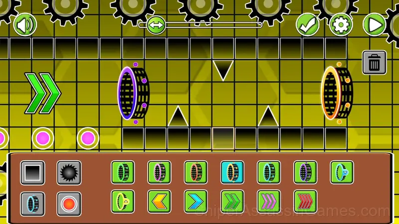 Geometry Dash: Super Editor gameplay screenshot 3