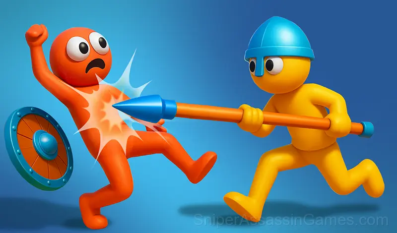 Play Ragdoll Arena! Fun Spear Battle!