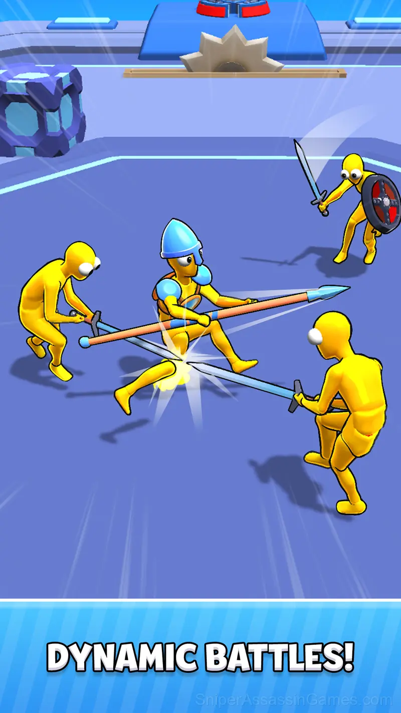 Ragdoll Arena! Fun Spear Battle! gameplay screenshot 1