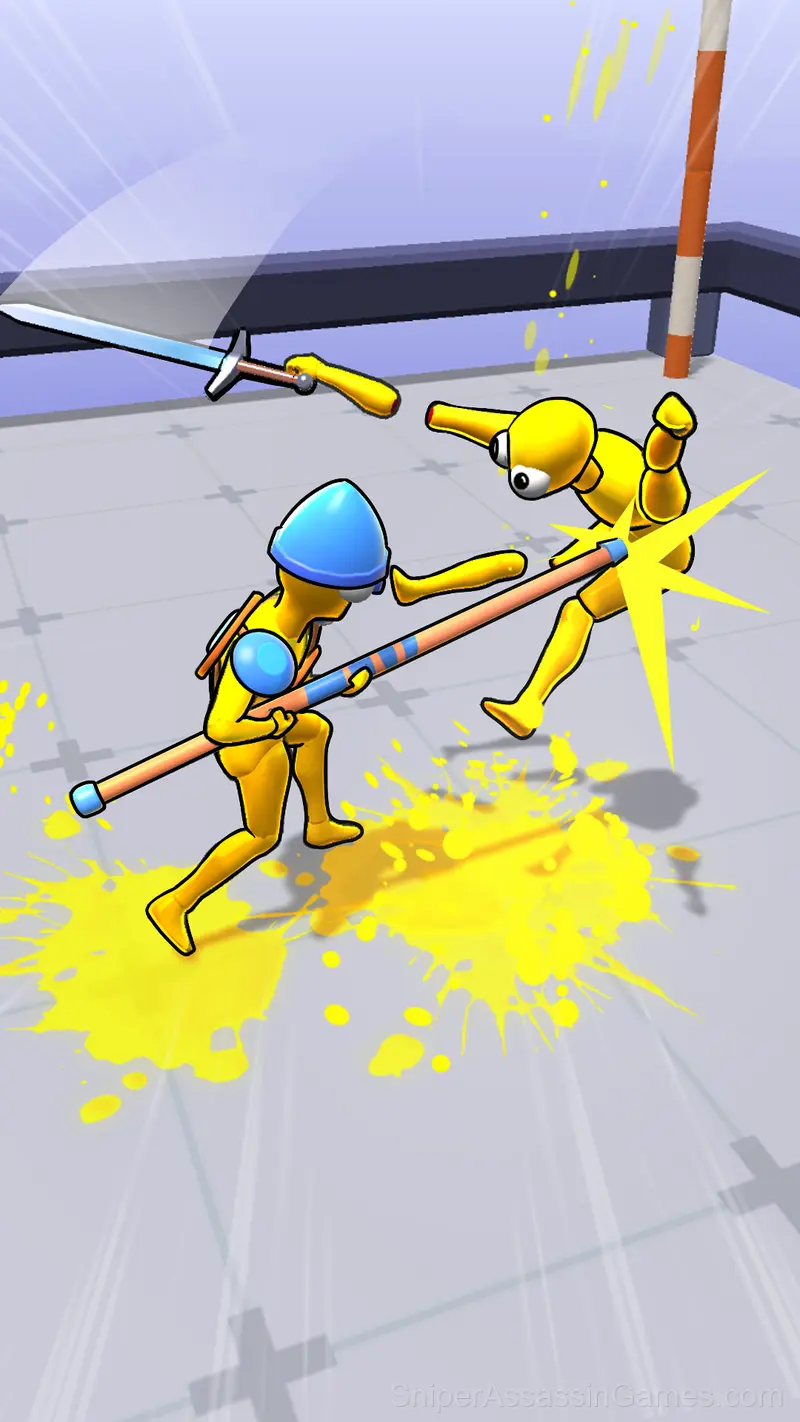 Ragdoll Arena! Fun Spear Battle! gameplay screenshot 5
