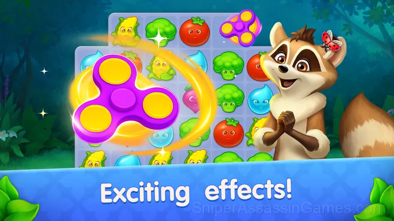 VegaMix Match-3 Village gameplay screenshot 1