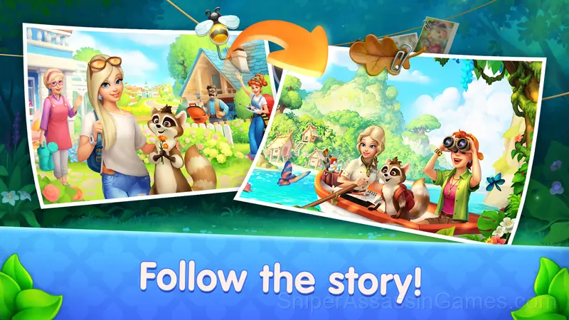 VegaMix Match-3 Village gameplay screenshot 4