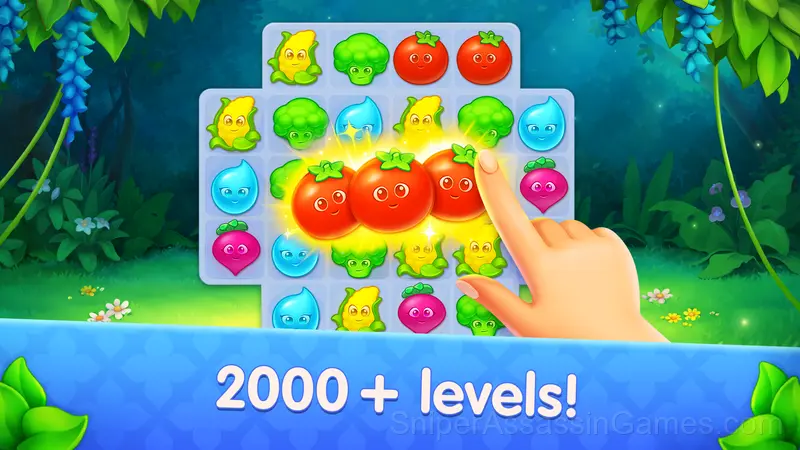 VegaMix Match-3 Village gameplay screenshot 5