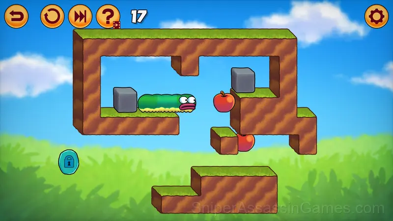 Apple Worm: Level Up gameplay screenshot 1