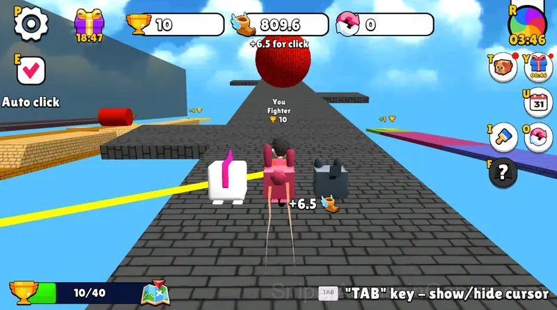 Speed per Click: Obby gameplay screenshot 1