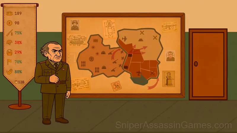 War Simulator: 1985 gameplay screenshot 1