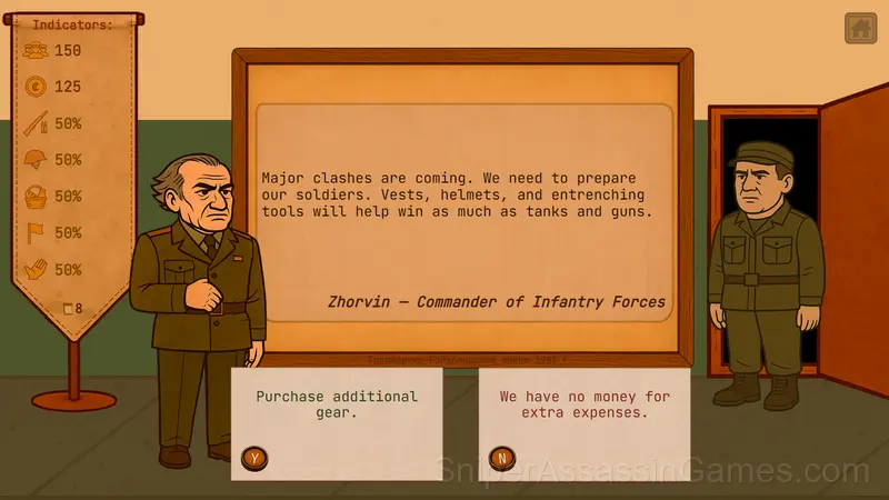 War Simulator: 1985 gameplay screenshot 2