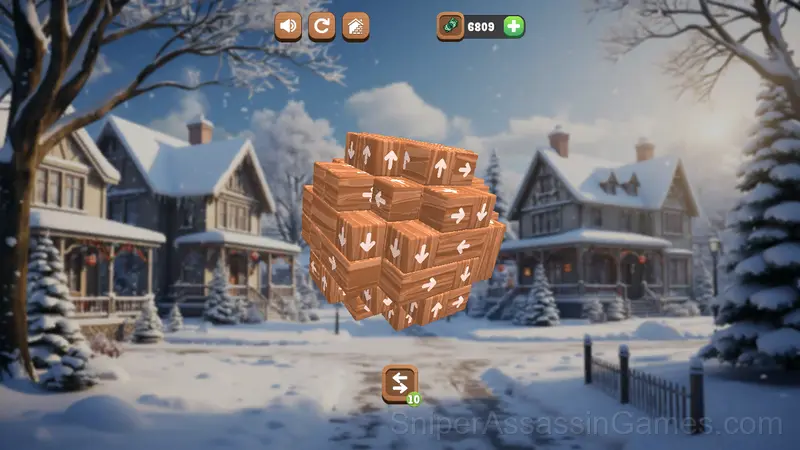 Unblock the Cube: Puzzle gameplay screenshot 1