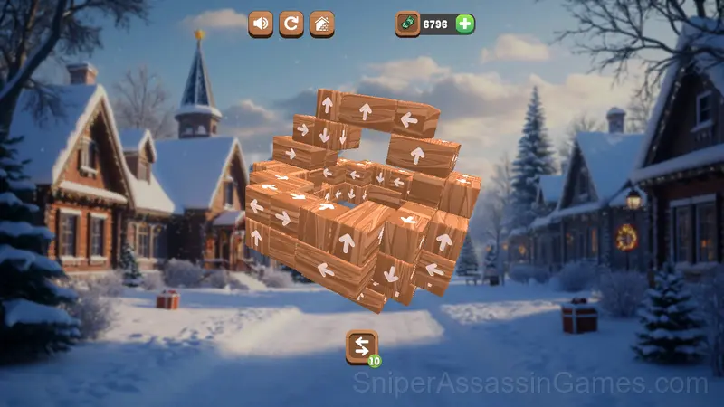Unblock the Cube: Puzzle gameplay screenshot 2