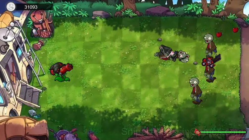 Zombies Are Coming! Peashooter Evolution gameplay screenshot 2