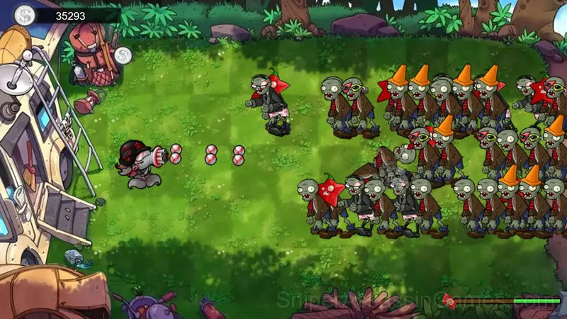Zombies Are Coming! Peashooter Evolution gameplay screenshot 3