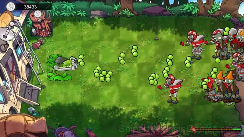 Zombies Are Coming! Peashooter Evolution gameplay screenshot 4