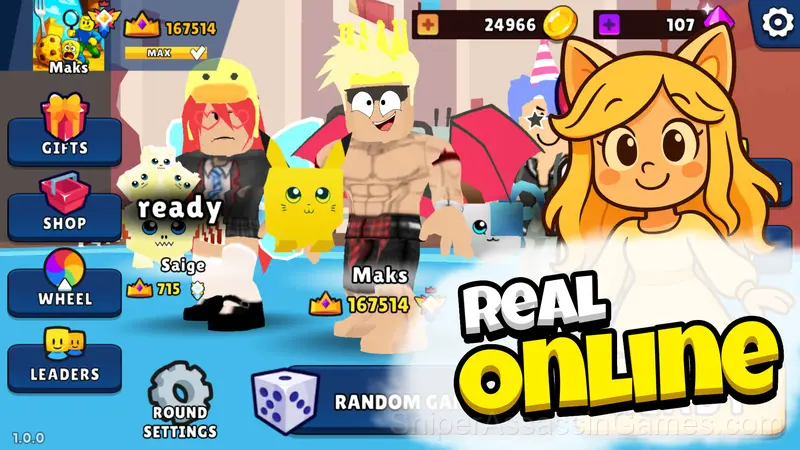 Obby with Friends: Hide And Seek Online gameplay screenshot 2