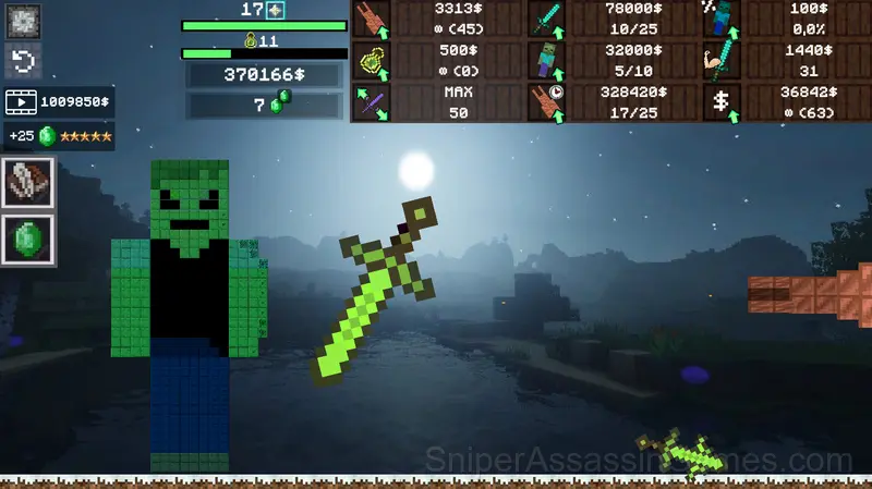 Upgrade your sword - Mine Mod! gameplay screenshot 2